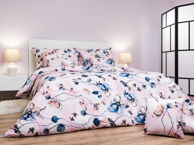 Krepové povlečení Bloom elegance pudrové 140x200, 70x90 cm{% if product.brand.name %} – Dadka{% endif %}