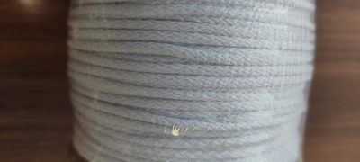 Šňůra oděvní bílá PES 4 mm, návin 100 m – fotka 1