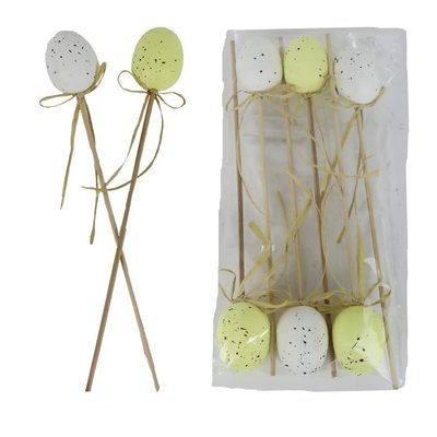 Zápich velikonoční vajíčka, 6 ks X7968/3 - 26*18*4CM{% if product.brand.name %} – {% endif %}