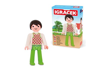 IGRÁČEK Strýček figurka 7,5cm rodina v krabičce STAVEBNICE{% if product.brand.name %} – Efko{% endif %}