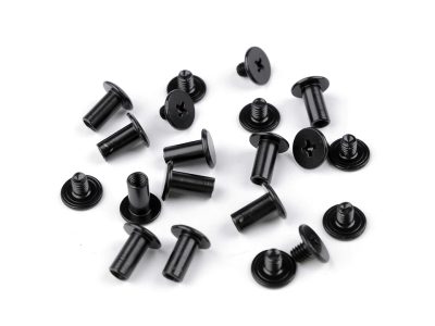 Sedlářský nýt šroubovací Ø10 mm 10 párů{% if variant.name %} – 6 černý lak{% endif %}