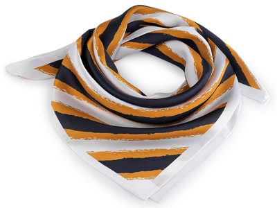 Saténový šátek 70x70 cm{% if variant.name %} – 2 hořčicová{% endif %}
