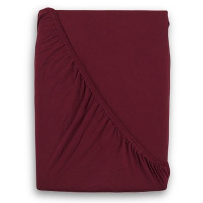 Jersey prostěradlo s lycrou 180x200cm vínové{% if product.brand.name %} – Kvalitex{% endif %}