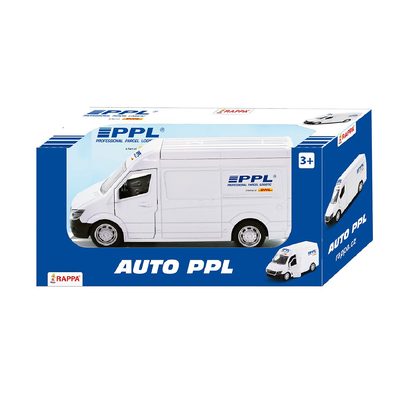 Větší auto kovové PPL 14 cm s otevíracími dveřmi – fotka 1