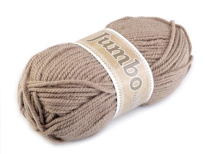 JUMBO Pletací příze 100g{% if variant.name %} – 3 (1108) hnědá přírodní{% endif %}