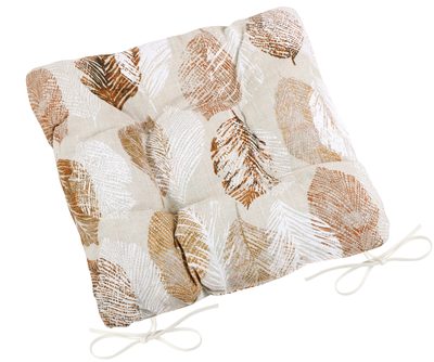 Sedák EMA prošívaný Béžová,Hnědá 41/565 40x40 cm{% if product.brand.name %} – {% endif %}