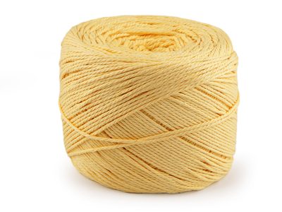 Bavlněná příze macrame Ø2 mm{% if variant.name %} – 4 žlutá světlá{% endif %}
