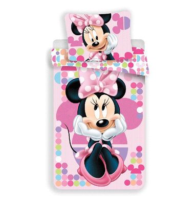 Povlečení Minnie pink 03 micro Polyester - mikrovlákno, 140/200, 70/90 cm{% if product.brand.name %} – Jerry Fabrics{% endif %}