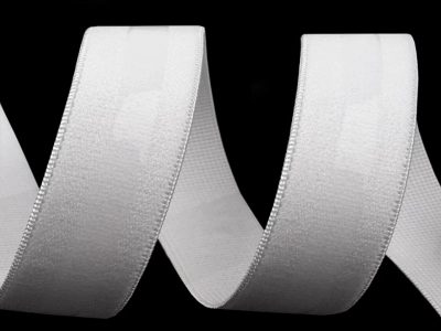 Pruženka šíře 20 mm se silikonem - návin 5 metrů{% if variant.name %} –  2 bílá {% endif %}