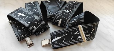 Pánské šle řemeslnické nářadí tmavé – fotka 4