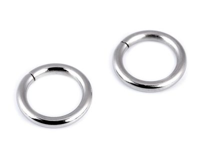 Kroužek Ø15 mm na koženou galanterii 10 kusů{% if product.brand.name %} – Galanterka{% endif %}