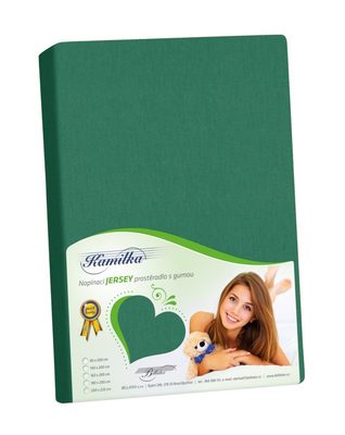 Prostěradlo jersey Zelená /064{% if variant.name %} – 140x200 cm{% endif %}