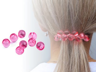 Plastový transparentní korálek / knoflík Ø13 mm 10 g{% if product.brand.name %} – Galanterka{% endif %}