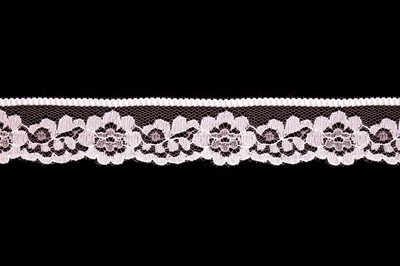 Krajka silonová 0320 šíře 2,8cm bílá METRÁŽ{% if product.brand.name %} – Galanterka{% endif %}