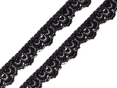 Elastická krajka šíře 16 mm 13,5 metrů{% if variant.name %} – 6 černá{% endif %}