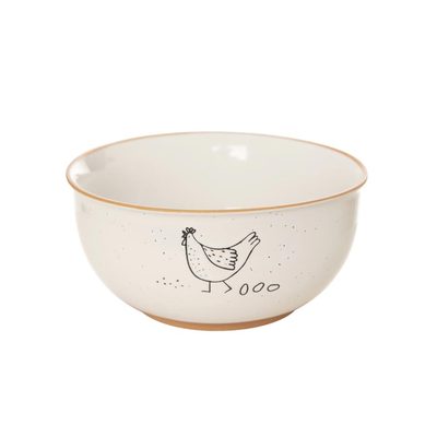 Miska ker. STATEK slepice pr. 13,5 cm CZ - dia 13,5 x 6,5 cm{% if product.brand.name %} – Morex{% endif %}