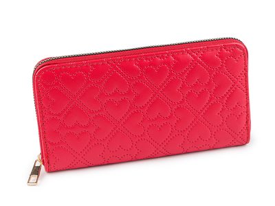 Dámská peněženka srdce 10x19 cm{% if variant.name %} – 3 červená{% endif %}