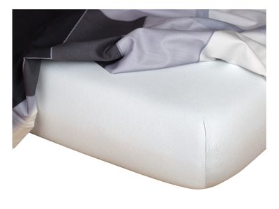 Jersey prostěradlo stříbrná 90x200x20 cm{% if product.brand.name %} – Dadka{% endif %}