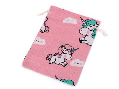 Bavlněný pytlík jednorožec 17x22 cm{% if product.brand.name %} – Stoklasa{% endif %}