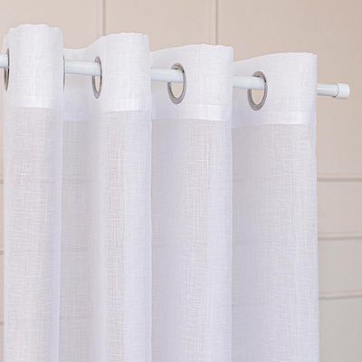 Záclona Nala s kovovými kroužky – fotka 1