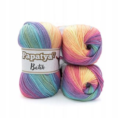 Papatya Batik 100g – akrylová příze s barevnými přechody{% if product.brand.name %} – Galanterka{% endif %}