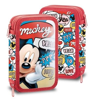 Dvoupatrový plný penál Mickey Hey{% if product.brand.name %} – {% endif %}