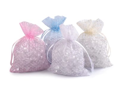 Dárkový pytlík puntíky 13x18 cm organza 2 kusy{% if product.brand.name %} – Galanterka{% endif %}