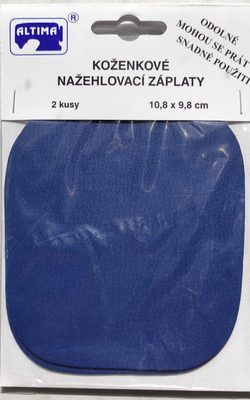 Nažehlovací záplaty koženkové 2ks 10,8 x 9,8 cm{% if variant.name %} – modrá{% endif %}