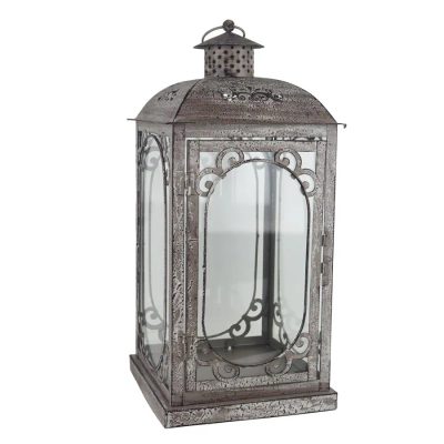 Kovová lucerna K4576/B - 21.5 × 21.5 × 47.5 cm{% if product.brand.name %} – {% endif %}