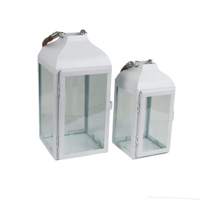 Sada 2 ks lucerna kovová K3671 / S2 - výška 19,5 cm, 25,5 cm{% if product.brand.name %} – {% endif %}