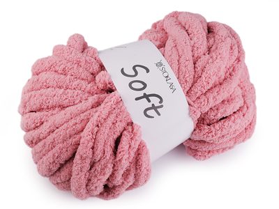 Pletací příze žinylková Soft 250 g{% if variant.name %} – 3 pudrová{% endif %}