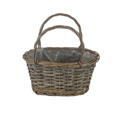 Košík s plastem P2043 - 25 × 16 × 13/25 cm{% if product.brand.name %} – Morex{% endif %}