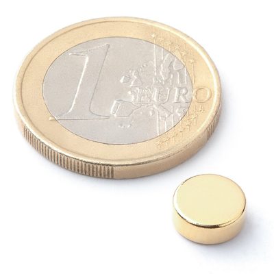 Magnet pozlacený KT-08-03-Z 5 kusů{% if product.brand.name %} – UNIMAGNET{% endif %}