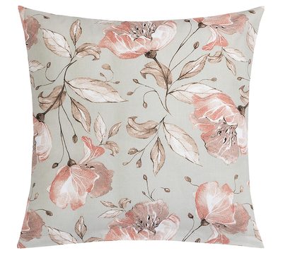 Polštářek ADÉLA Lososová,Šedá 55/238 40x40 cm{% if product.brand.name %} – {% endif %}