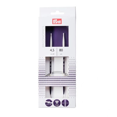 Jehlice kruhová 4,5mm/80cm ERGO{% if product.brand.name %} – PRYM{% endif %}