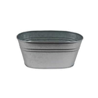 Květináč plechový ovál K3755/2 - 23,5 x 13 x 10,5 cm{% if product.brand.name %} – Morex{% endif %}