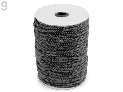 Šňůra reflexní Ø5 mm METRÁŽ{% if variant.name %} – 9 černá{% endif %}