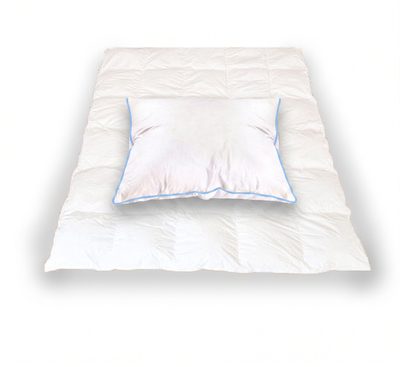 Bílý péřový SET STANDARD přikrývka 140x200 + Polštář 70x90 cm{% if product.brand.name %} – Olzatex{% endif %}