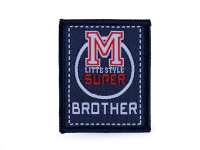 Nažehlovačka SPORTJEANS BROTHERS{% if variant.name %} – 5 modrá pařížská{% endif %}