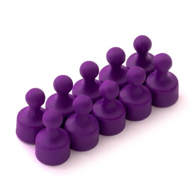 Magnetické figurky M7 fialové, 10 ks, 12 × 20 mm – fotka 2