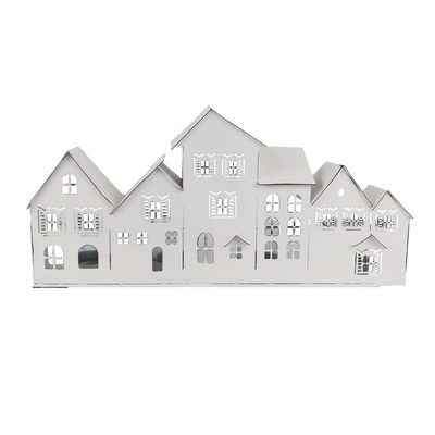 Kovový svícen vesnička K4669/2 - 39x16.5x7.5{% if product.brand.name %} – {% endif %}