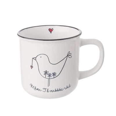 Hrnek BIRD MÁM TĚ RÁD 370 ml O0028{% if product.brand.name %} – Morex{% endif %}