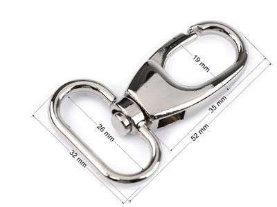 Kovová karabina průvlek 26 mm{% if product.brand.name %} – Stoklasa{% endif %}