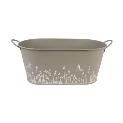 Květináč plechový K2593/2 - 28,5 x 14 x 12,5/14,5 cm{% if product.brand.name %} – Morex{% endif %}