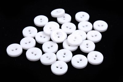 Knoflík halenkový vel.24 - 15,2mm bílý 20 kusů{% if product.brand.name %} – Galanterka{% endif %}