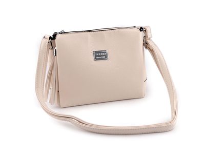 Kabelka crossbody 20x17 cm{% if variant.name %} – 10 béžová světlá{% endif %}