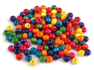 Dřevěné korálky Ø6 mm 10g{% if product.brand.name %} – Stoklasa{% endif %}