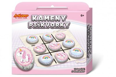 Kameny/piškvorky Jednorožci kreativní sada v krabičce 19x16x4cm{% if product.brand.name %} – SMT Creatoys{% endif %}
