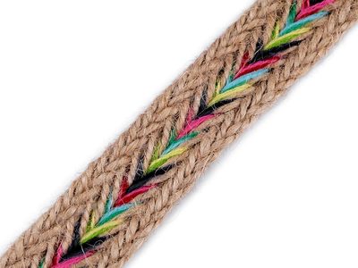 Jutový popruh šíře 25 mm METRÁŽ{% if product.brand.name %} – Stoklasa{% endif %}