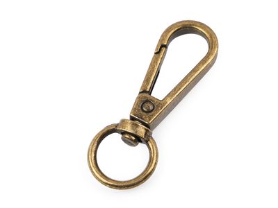 Kovová karabina průvlek 12 mm{% if variant.name %} – 6 staromosaz{% endif %}